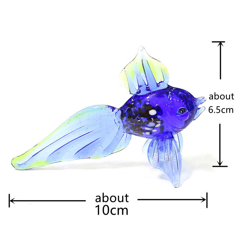 Murano Glass Sea Fish Mini Fig - Aquarium Marine Color 评论和价格
