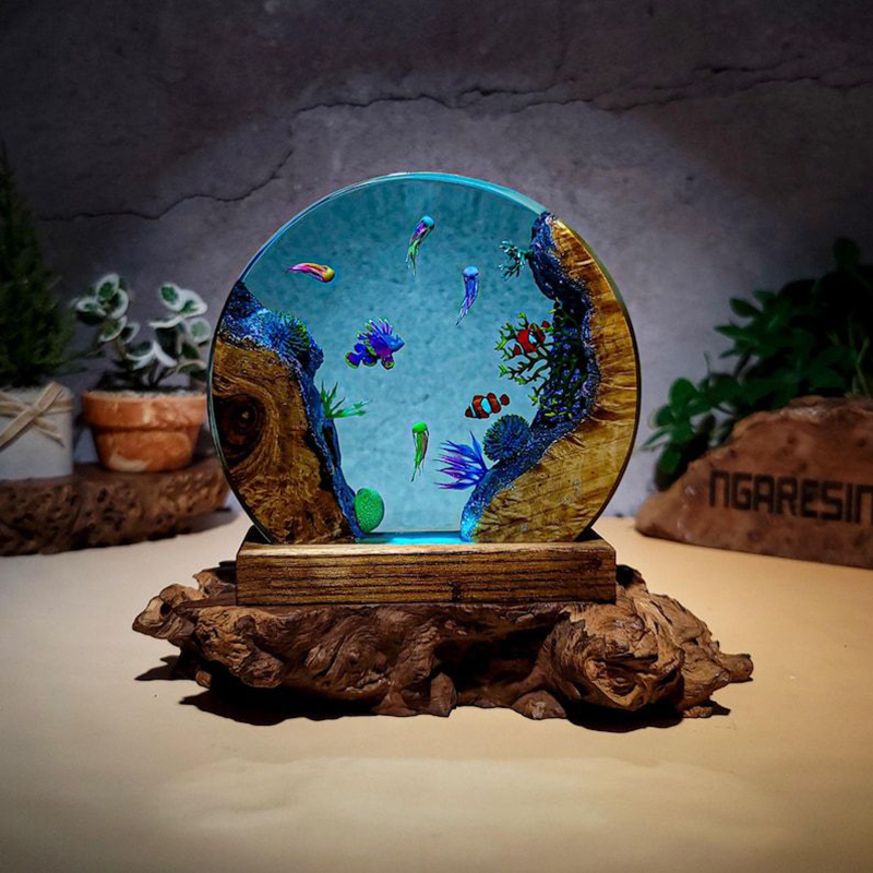 Ocean Aquarium Organism Resin  - Aquarium & Marine Museum 评论和价格