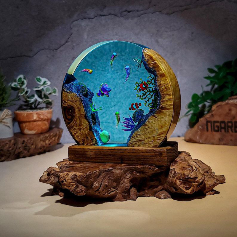 Ocean Aquarium Organism Resin  - Aquarium & Marine Museum 评论和价格