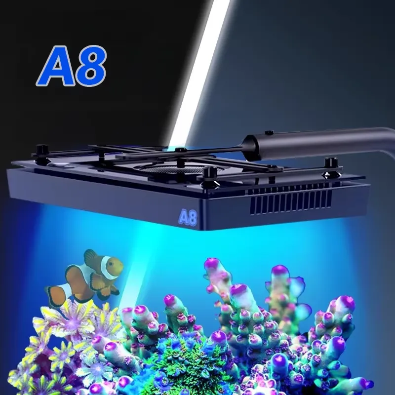 A8SE II Max Blue 240W WiFi App - Marine Aquarium Led Lights 评论和价格